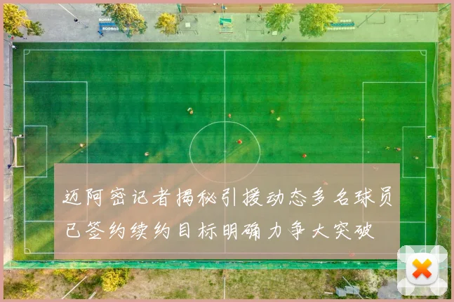 迈阿密记者揭秘引援动态多名球员已签约续约目标明确力争大突破
